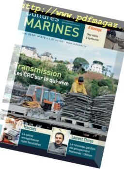 Cultures Marines – 1 mai 2018