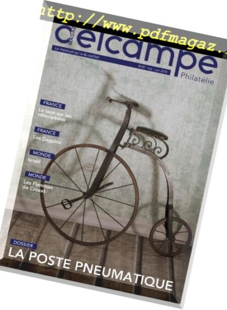 Delcampe Magazine Philatelie – mai-juin 2018 Cover