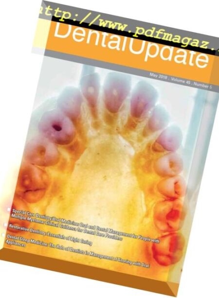 Dental Update – May 2018 Cover