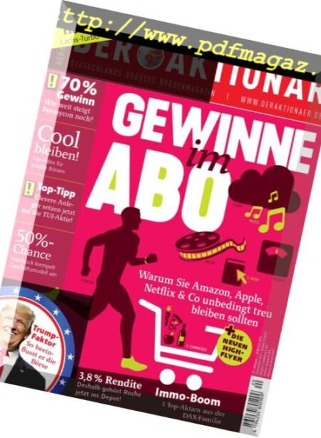 Der Aktionar – 11 Mai 2018 Cover