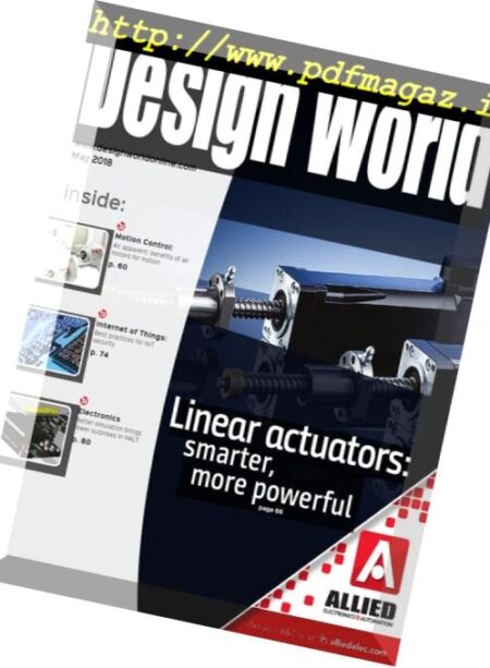 Design World – May 2018 Cover