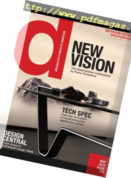 Designer Kitchen & Bathroom – May 2018 Cover
