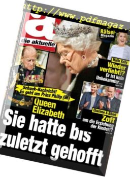 Die aktuelle – 12 Mai 2018