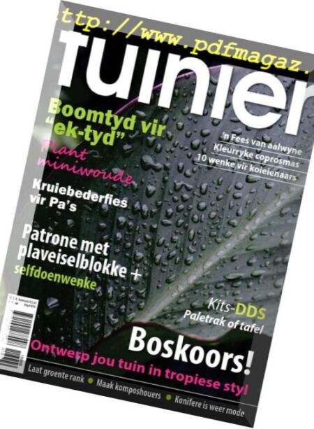 Die Tuinier Tydskrif – Junie 2018 Cover