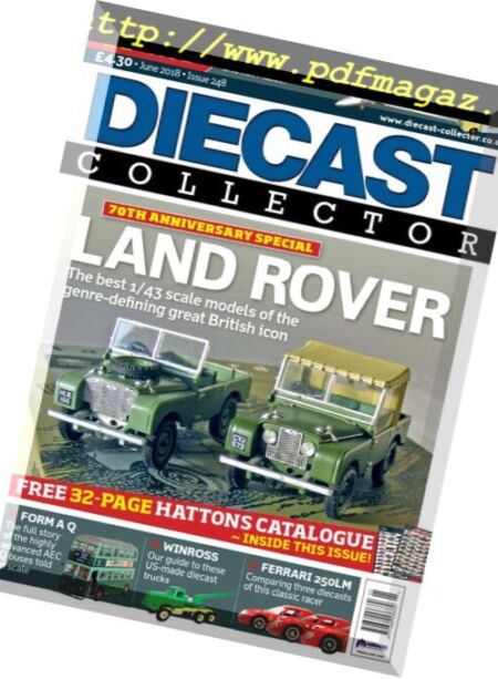 Diecast Collector – June 2018 Cover