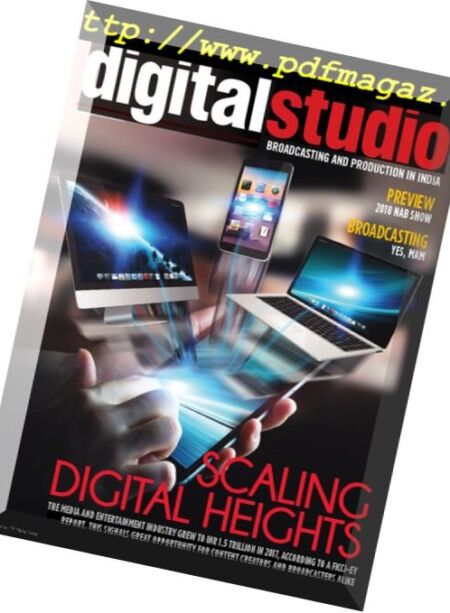 Digital Studio – April 2018 Cover
