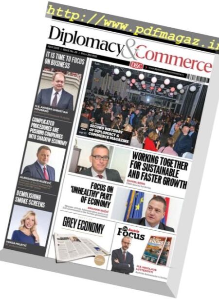 Diplomacy and Commerce – April 2018 Cover