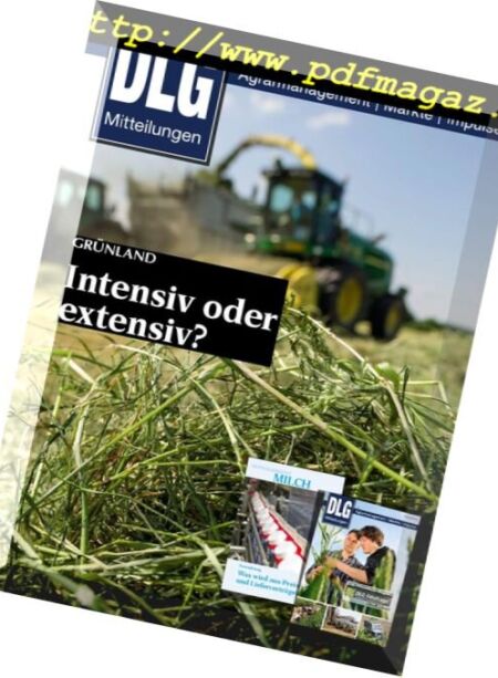 DLG Mitteilungen – Nr.6, 2018 Cover