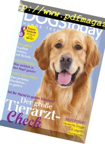 Dogs Today Germany – Juni-Juli 2018 Cover