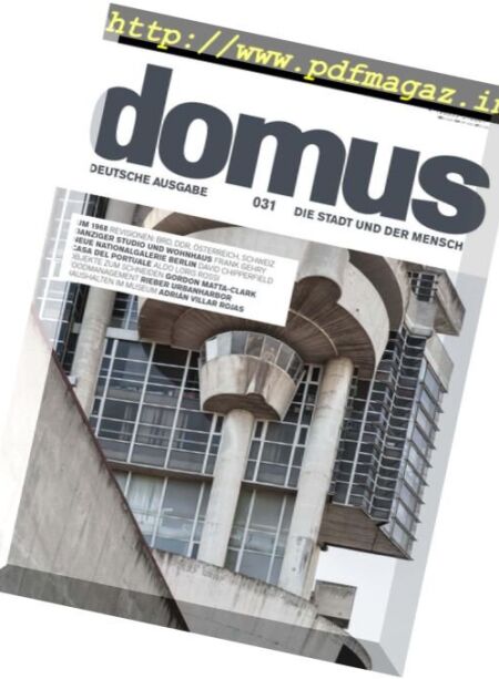 Domus Germany – Juni-Juli 2018 Cover