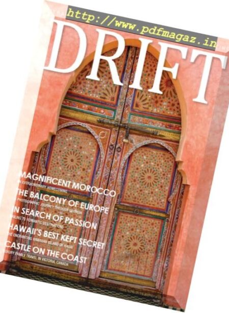 Drift Travel Magazine – Summer 2018 Cover