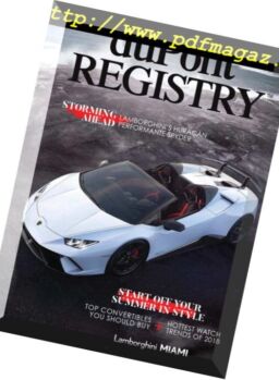 duPont Registry – June 2018