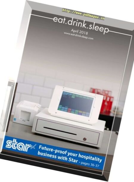 Eat. Drink. Sleep – April 2018 Cover