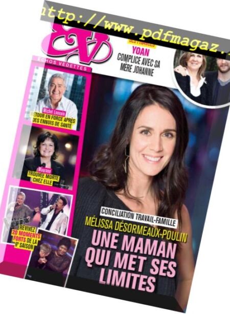 Echos Vedettes – 18 mai 2018 Cover