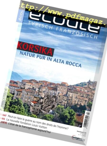 Ecoute – 2015-0 3 Cover