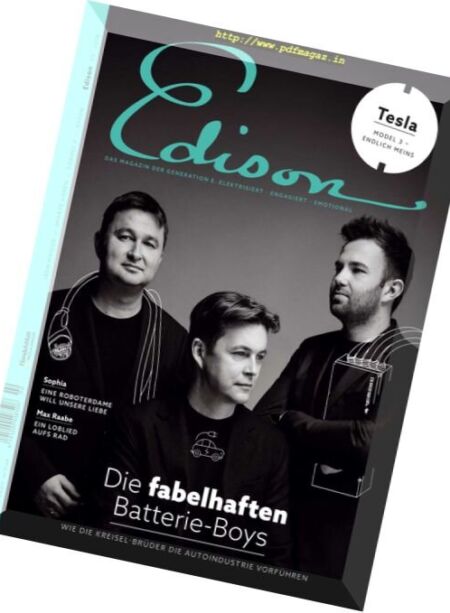 Edison – Nr.2, 2018 Cover