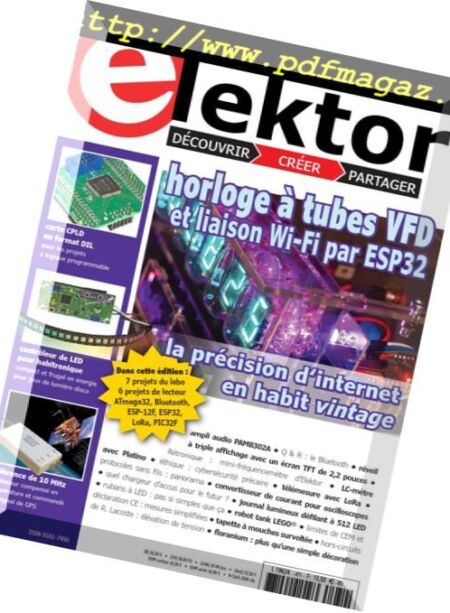 Elektor France – Mai-Juin 2018 Cover