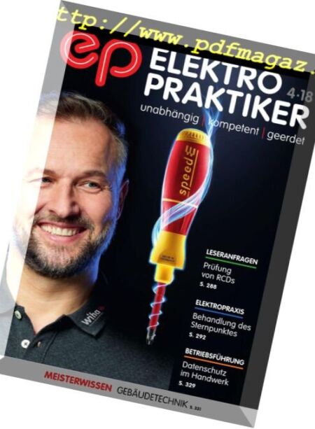 Elektropraktiker – April 2018 Cover