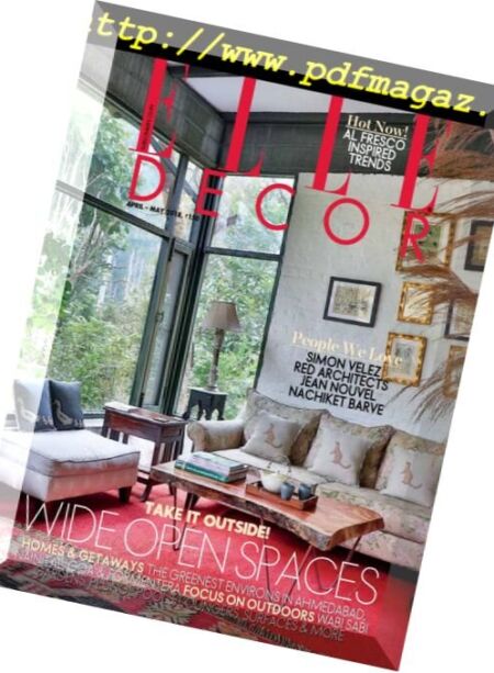 Elle Decor India – April-May 2018 Cover