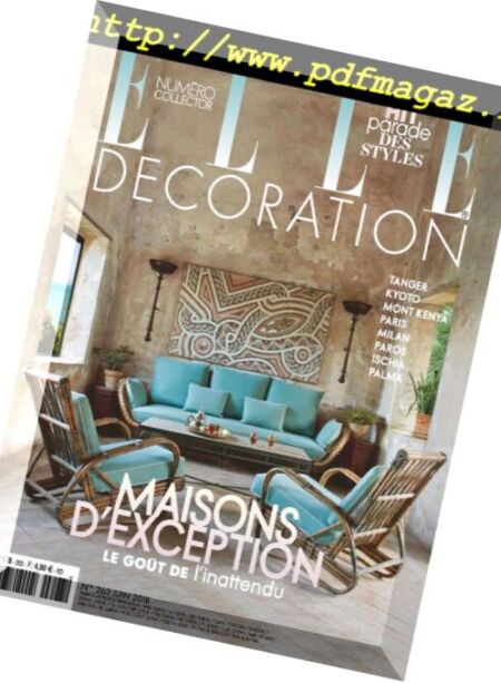 Elle Decoration France – juin 2018 Cover
