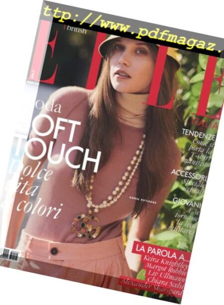 Elle Italia – maggio 2018 Cover