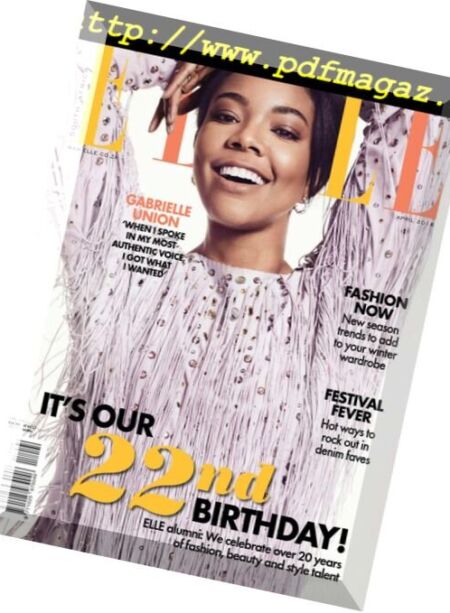 Elle South Africa – April 2018 Cover