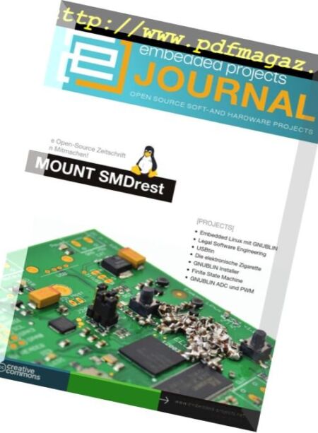 embedded projects Journal – Issue 13, 2012 Cover