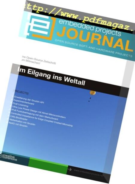 embedded projects Journal – Issue 18, 2013 Cover