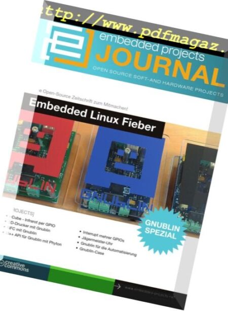 embedded projects Journal – Issue 19, 2013 Cover