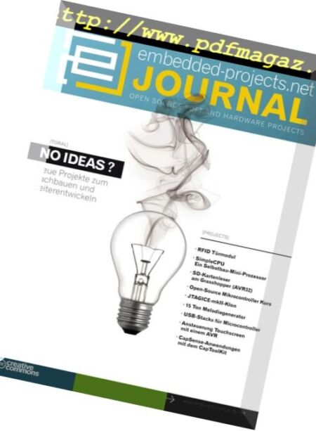 embedded projects Journal – Issue 2, 2008 Cover