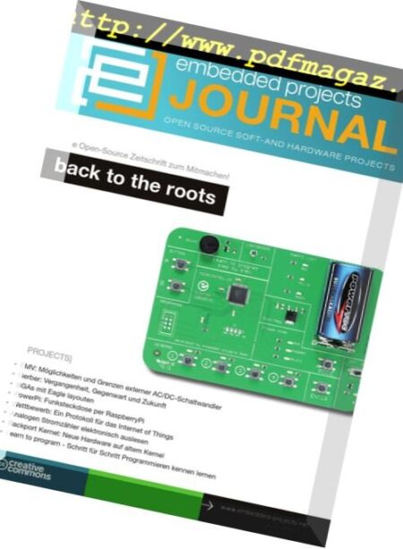 embedded projects Journal – Issue 20, 2014 Cover