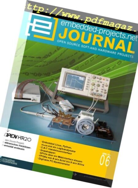 embedded projects Journal – Issue 6, 2010 Cover