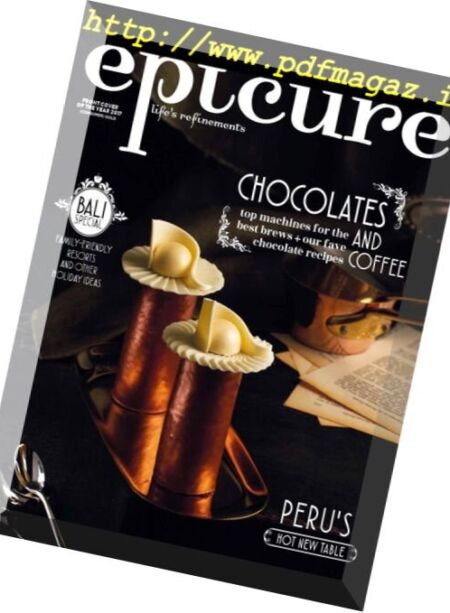 epicure Indonesia – April 2018 Cover