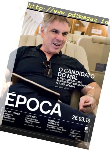Epoca – Brasil – 26 Marco 2018 Cover