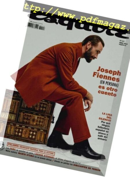 Esquire Espana – abril 2018 Cover