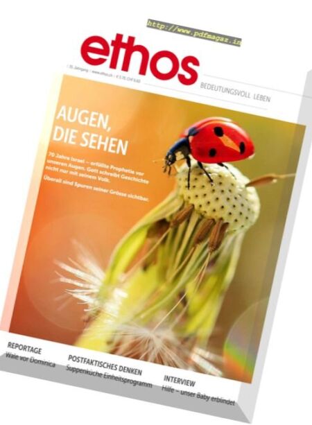 Ethos – Nr.5 2018 Cover