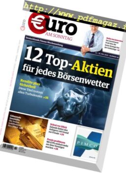 Euro am Sonntag – 13 Mai 2018