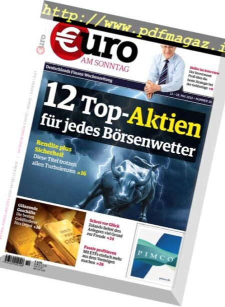 Euro am Sonntag – 13 Mai 2018 Cover