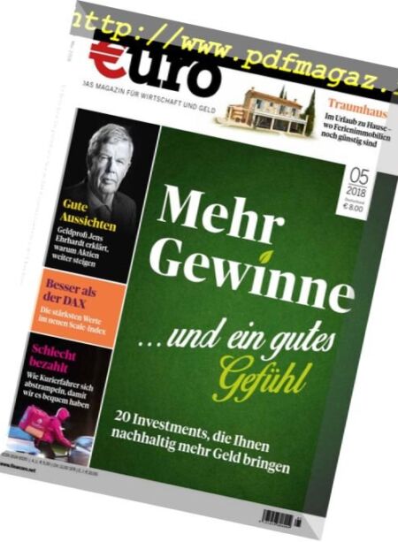 Euro – Mai 2018 Cover