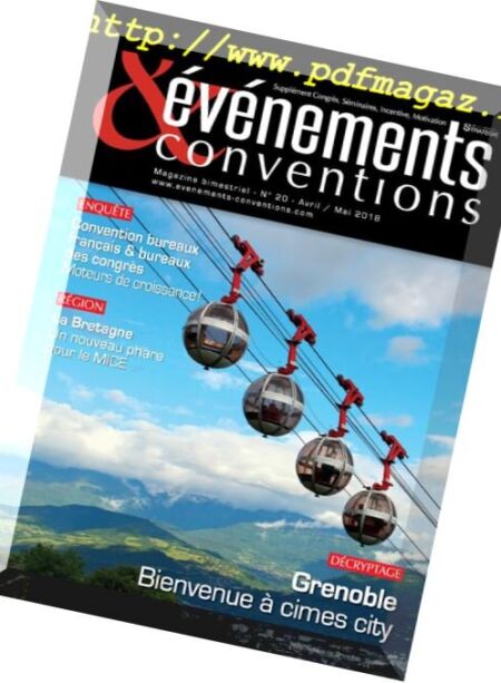 Evenements & Conventions – mai-juin 2018 Cover