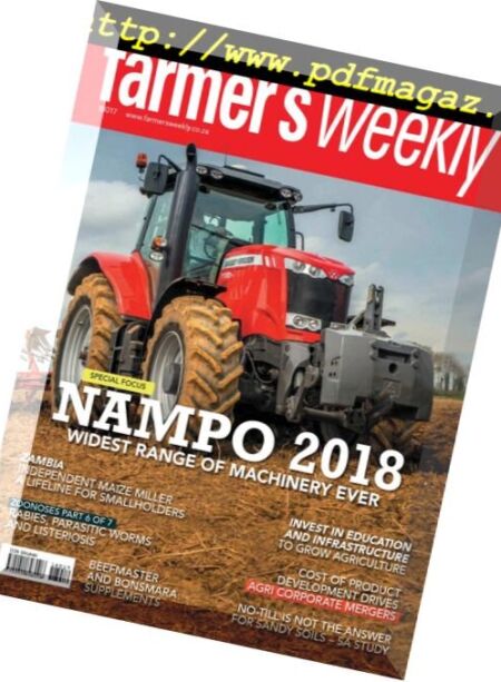Farmer’s Weekly – 11 May 2018 Cover