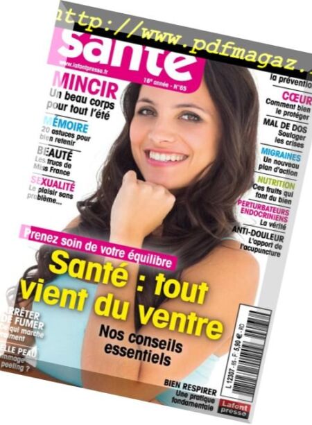 Feminin Sante – avril 2018 Cover