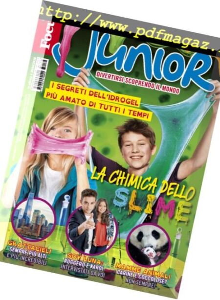 Focus Junior – aprile 2018 Cover
