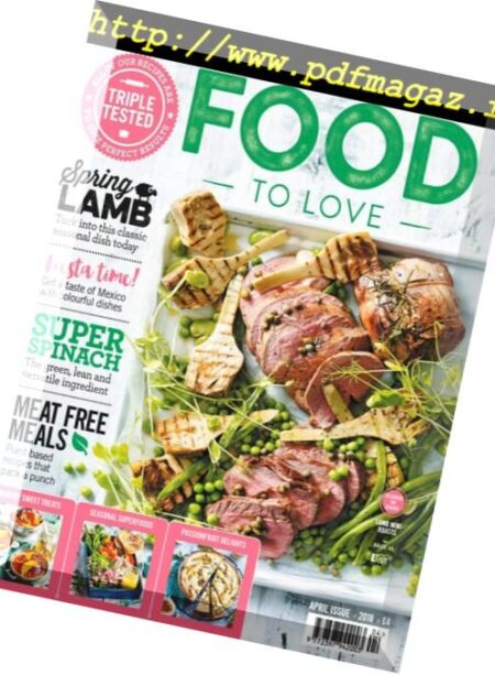 Food To Love – April 2018 Cover