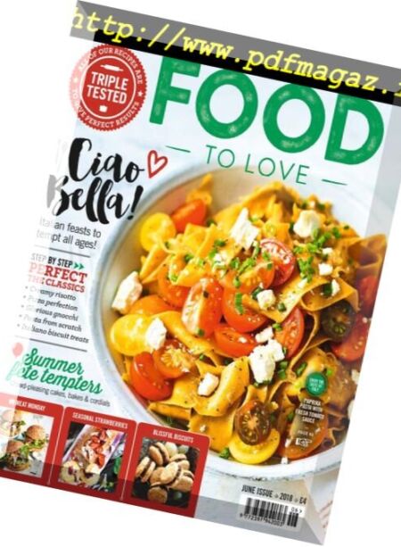 Food To Love – June 2018 Cover