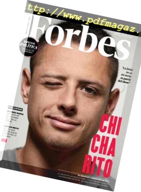 Forbes Mexico – mayo 2018 Cover