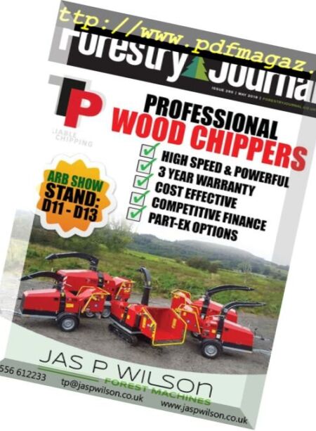 Forestry Journal – May 2018 Cover