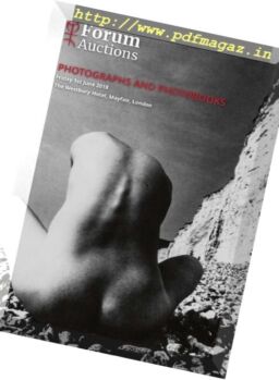 Forum Auctions – Photographs and Photobooks 2018