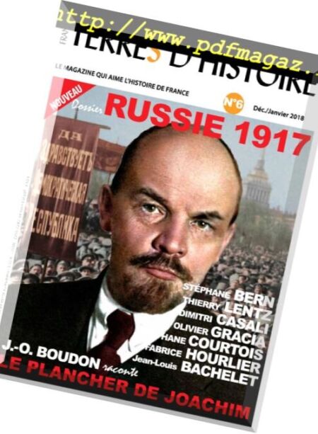 France Terres d’Histoire – decembre 2017 – janvier 2018 Cover