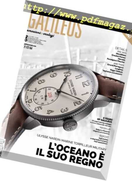 Galileus Watches – febbraio 2018 Cover